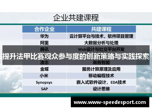 提升法甲比赛观众参与度的创新策略与实践探索